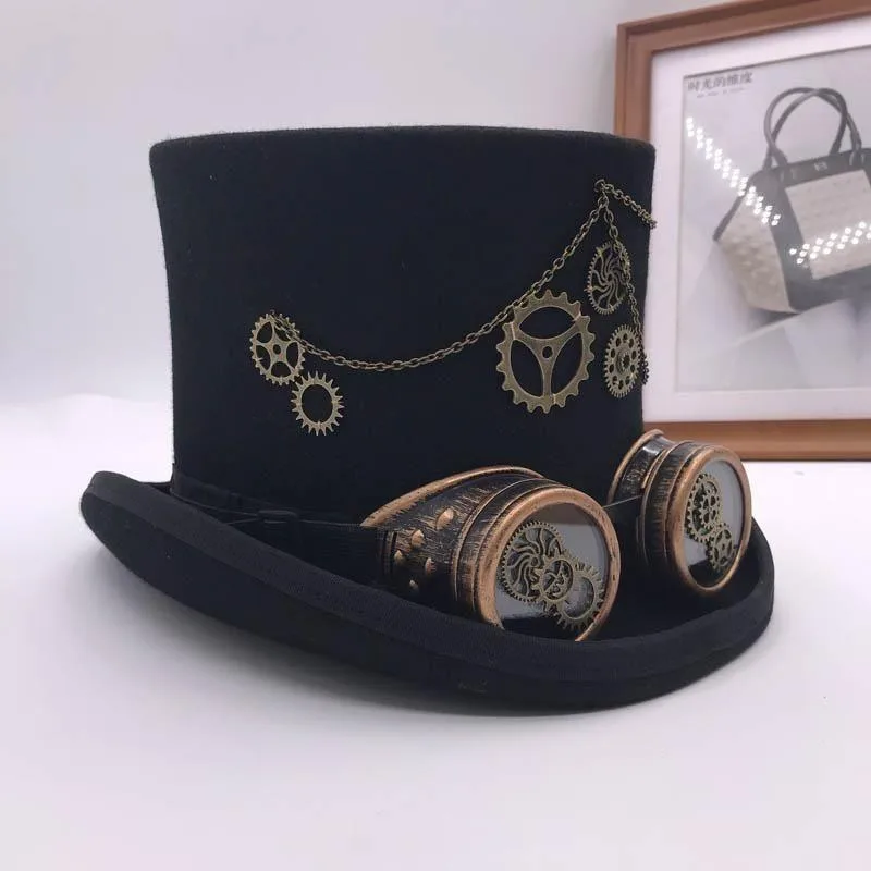 View 2 — Steampunk top hat — Hat