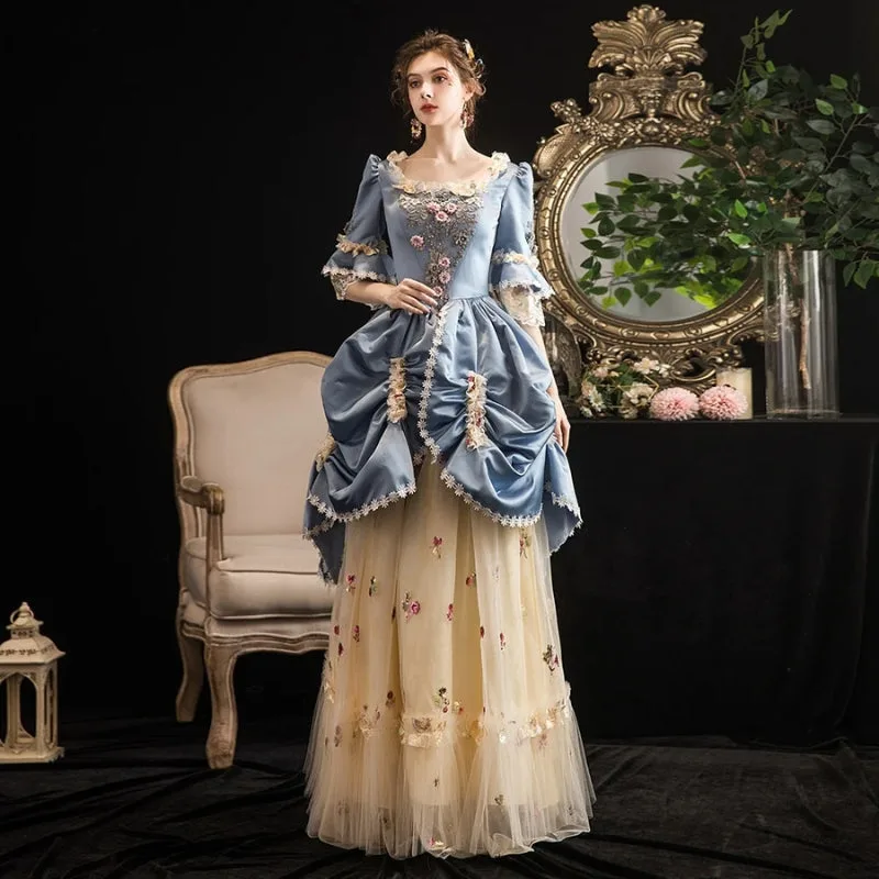 View 2 — Steampunk dress — Renaissance French