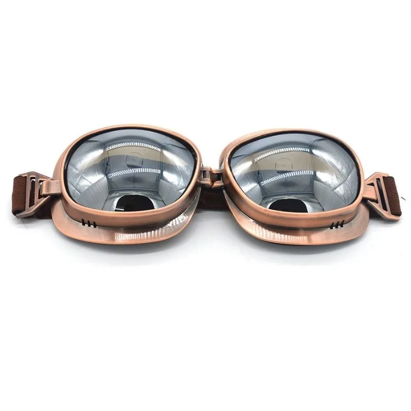 View 7 — Vintage-style steampunk glasses — aviator