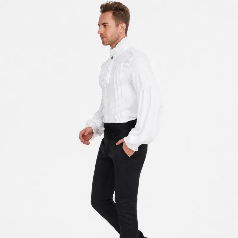 View 5 — Men’s steampunk shirt — cravat