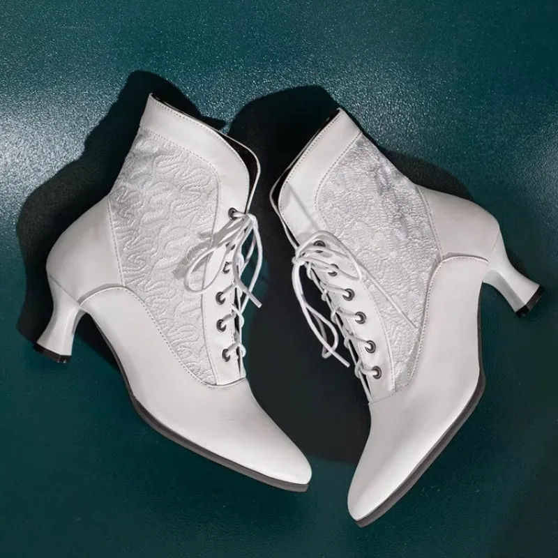 View 5 — Steampunk ankle boots — Edwardian