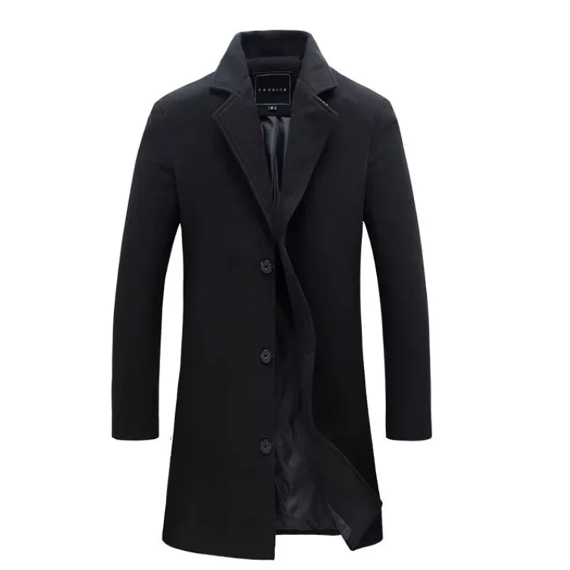 View 13 — Men’s steampunk coat — Pea long