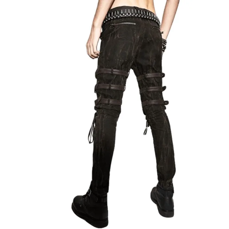 View 3 — Steampunk trousers — punk brown