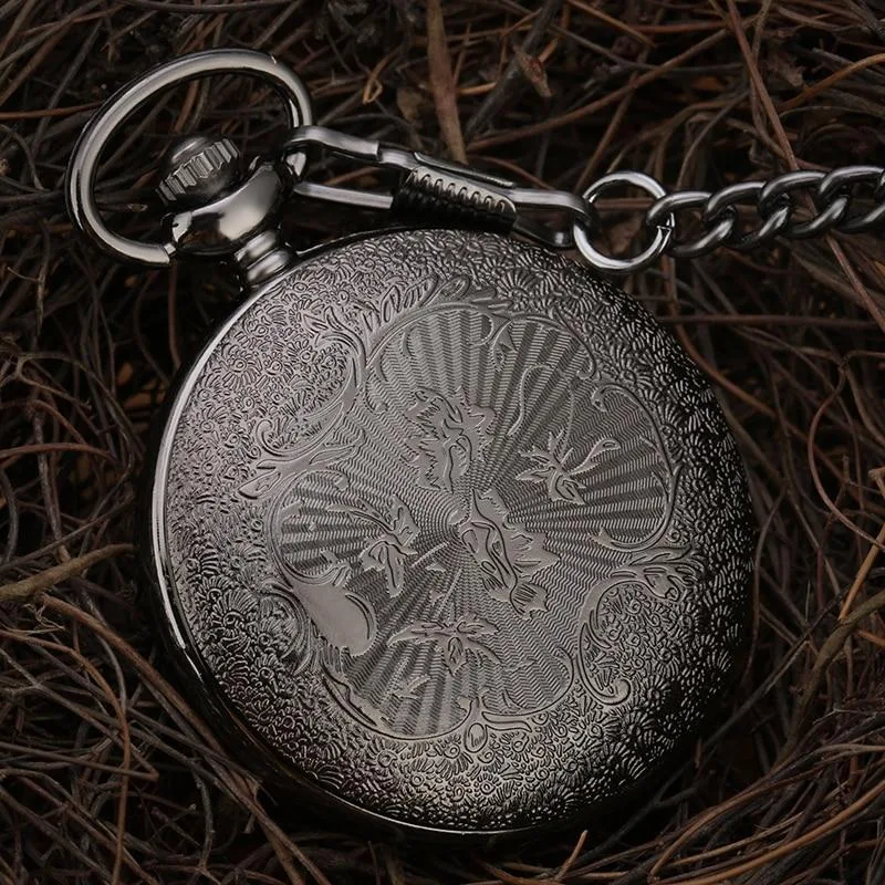 View 6 — Steampunk pocket watch — black
