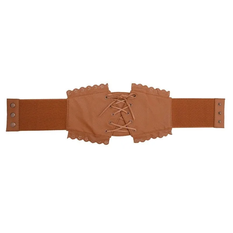 View 12 — Steampunk waist cincher — Belt PU faux leather