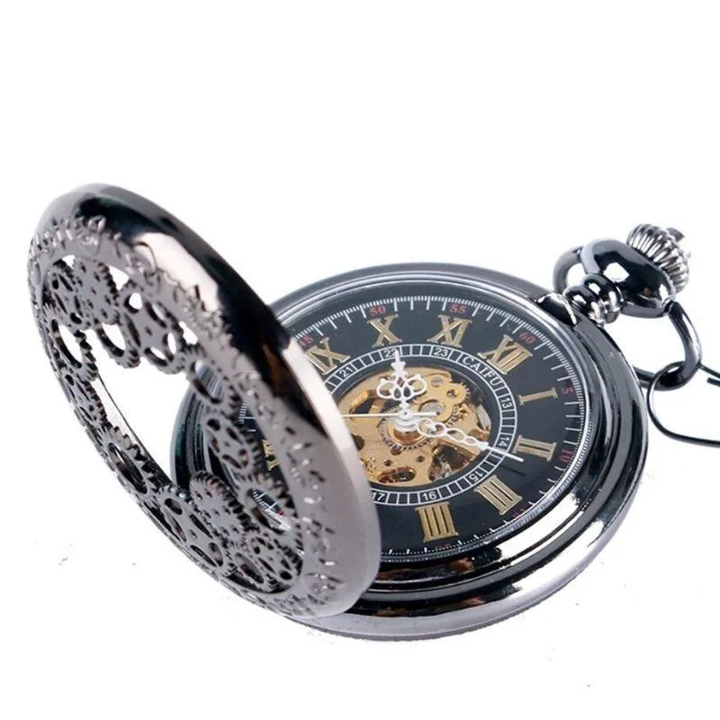 View 2 — Steampunk pocket watch — cogs — Ref. 6597462425685