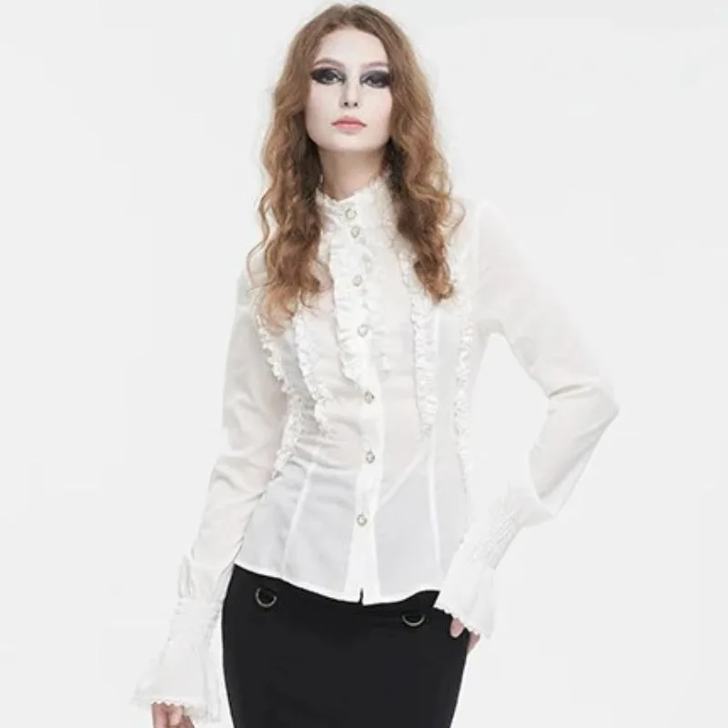 View 2 — Women’s Victorian steampunk blouse