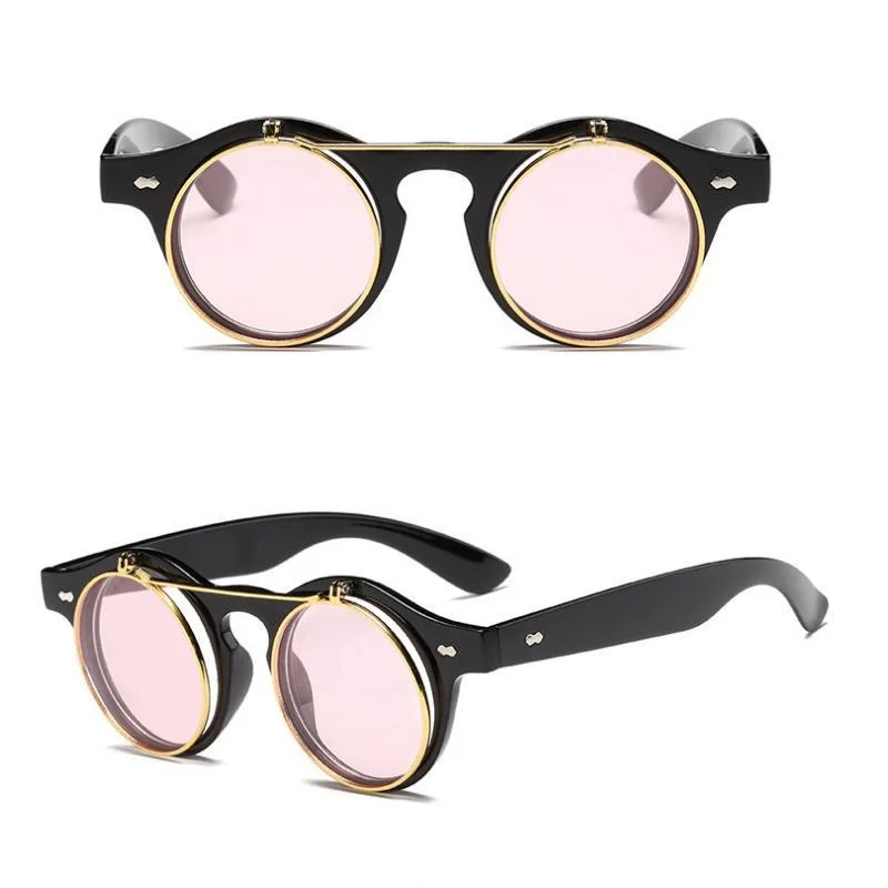 View 8 — Steampunk sunglasses — Flip-up
