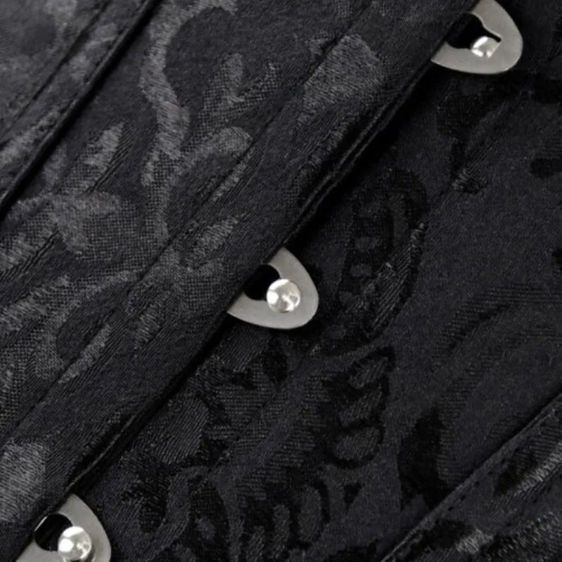 View 8 — Steampunk corset — brocade