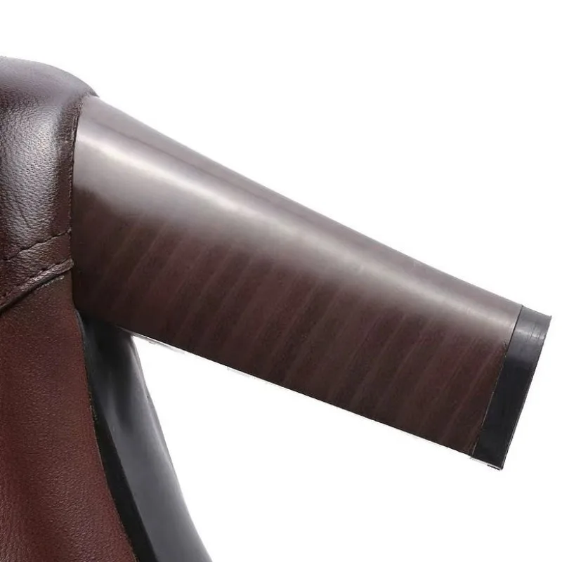 View 8 — Victorian steampunk boots — leather & faux leather