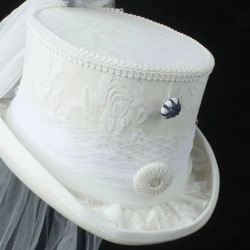 View 5 — Steampunk hat — bridal