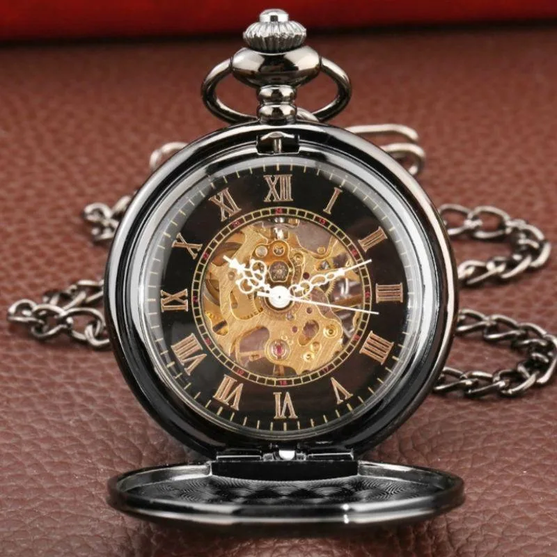 View 3 — Steampunk pocket watch — numerals Roman