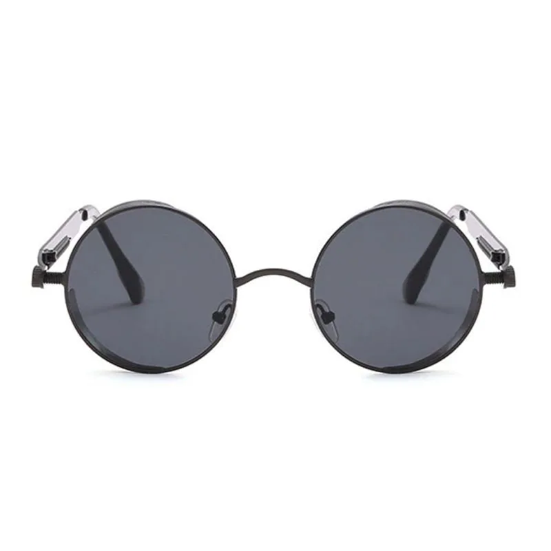 View 14 — Steampunk sunglasses — round metal