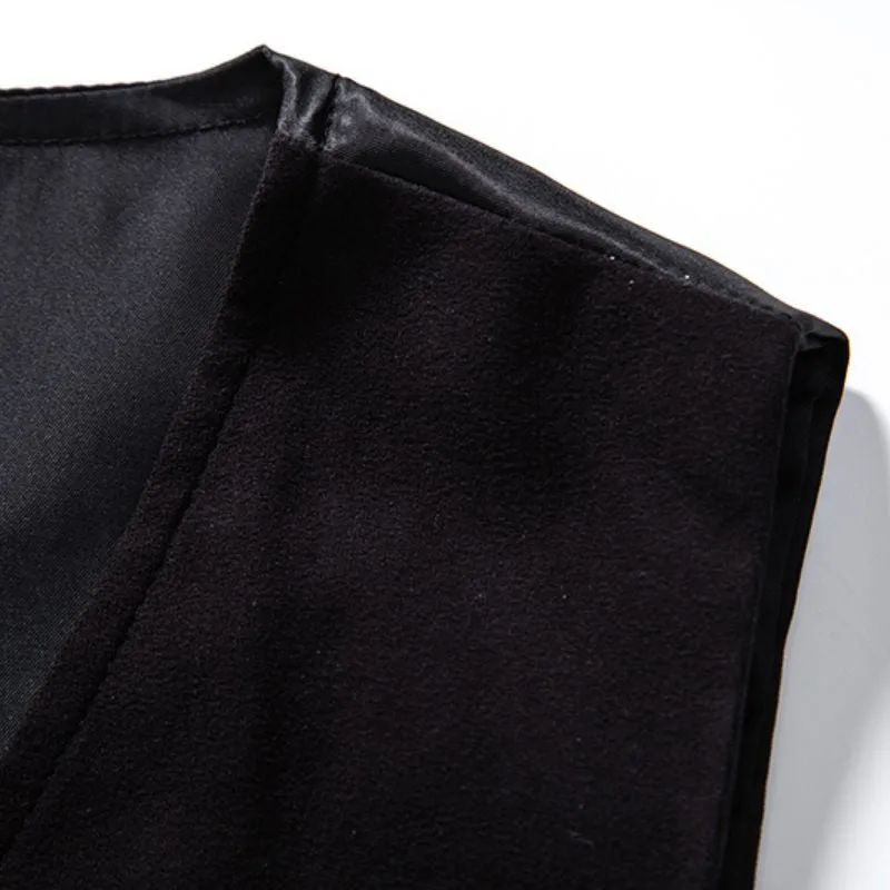 View 3 — Retro steampunk waistcoat — costume black
