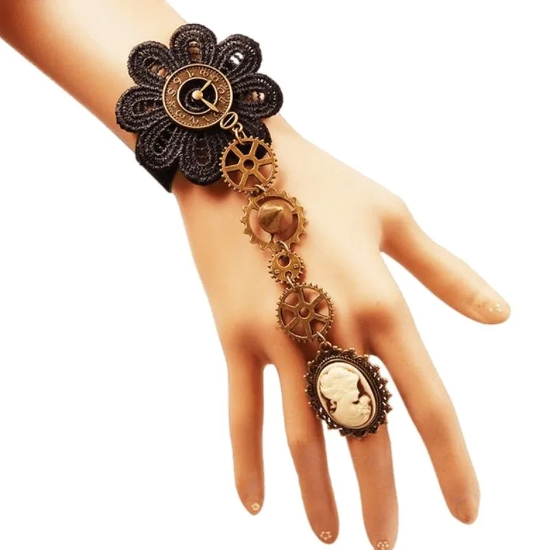 View 2 — Steampunk bracelet — cog