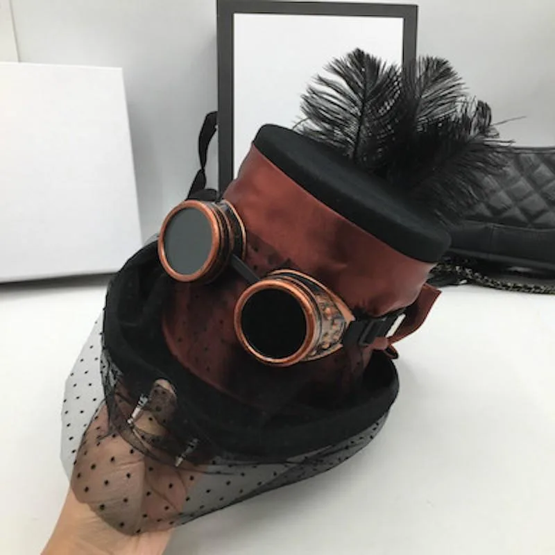 View 5 — Steampunk hat — veil — Ref. 4842450288725