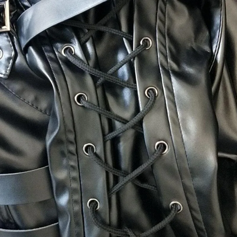View 3 — Gothic steampunk jacket — PU