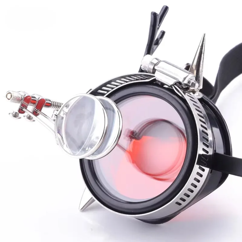 View 6 — Men’s steampunk mask — Gas costume accessory