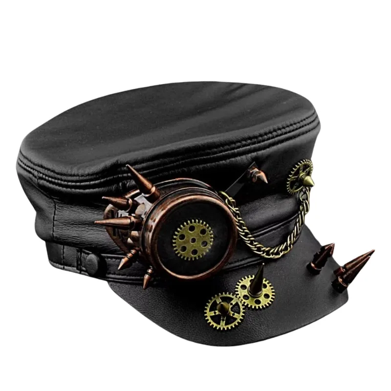 View 5 — Steampunk hat — military