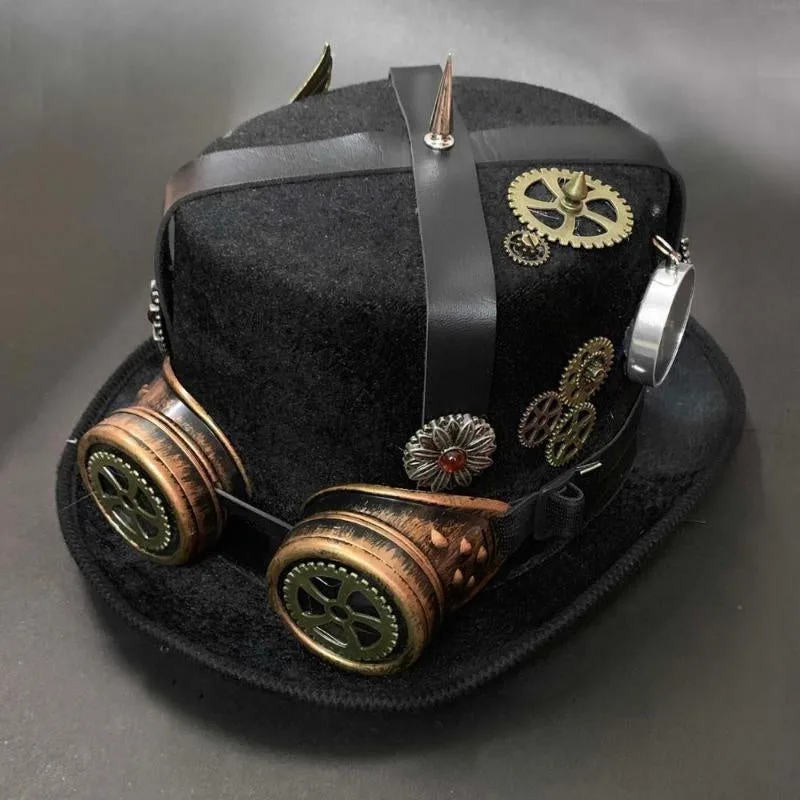 View 3 — Steampunk hat — customised