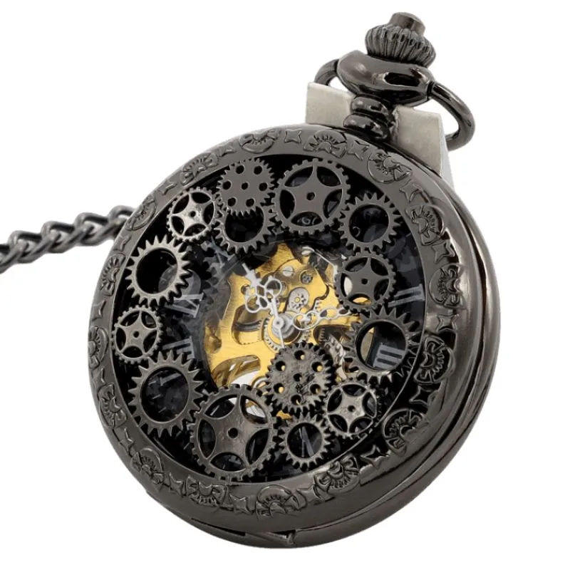Steampunk watch — pocket cogs