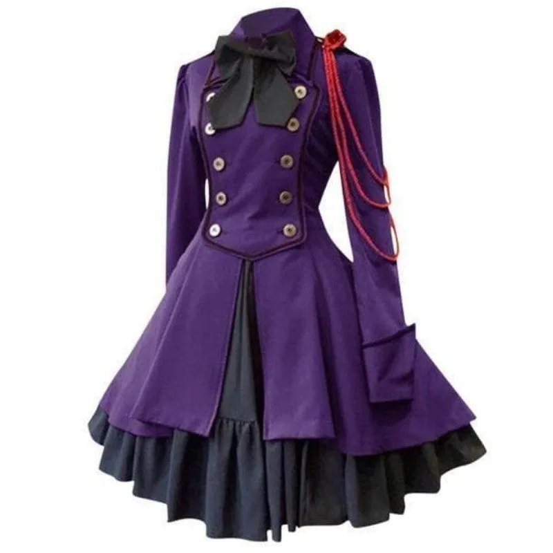 View 3 — Victorian vintage-style steampunk dress