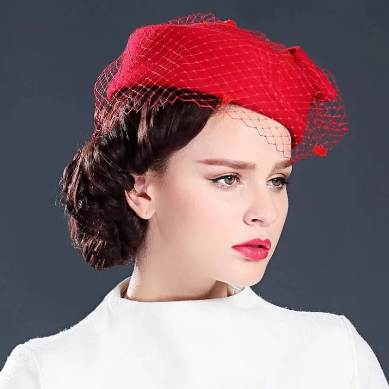 View 6 — Steampunk hat — veil