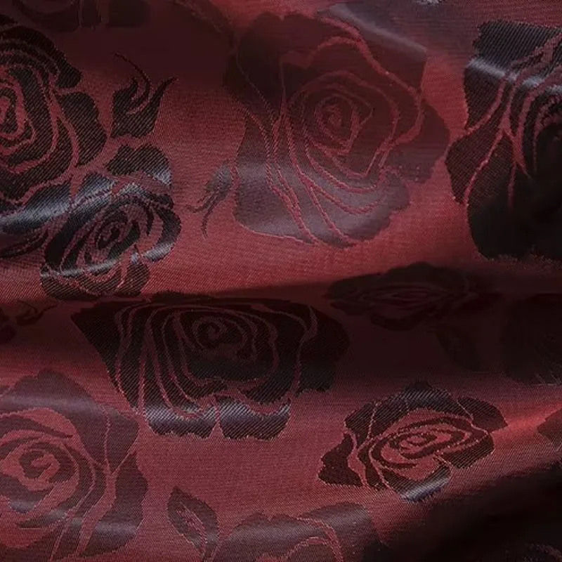 View 3 — Men’s steampunk shirt — red flower
