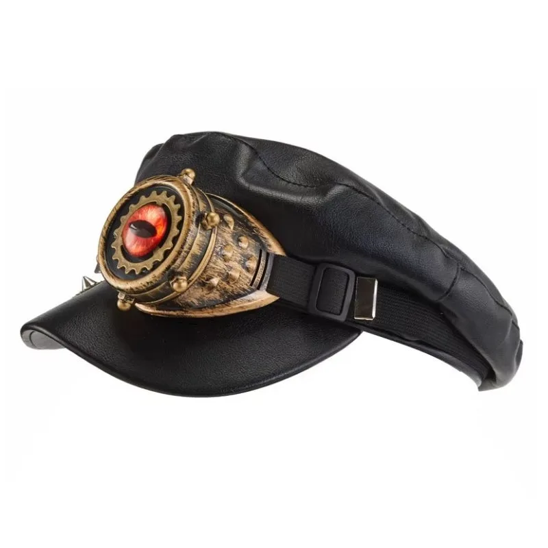 View 4 — Men’s steampunk cap