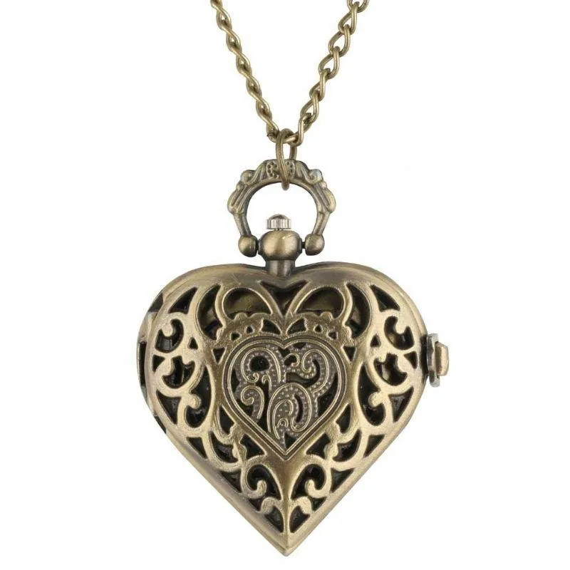 Women’s steampunk watch — necklace pendant
