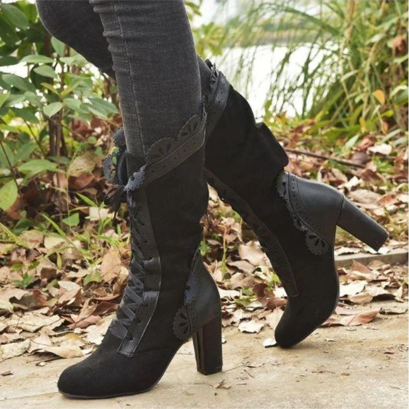 View 2 — Victorian steampunk ankle boots