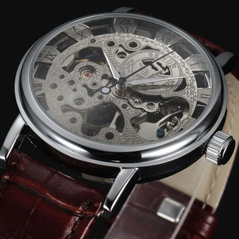View 4 — Men’s steampunk watch — Skeleton