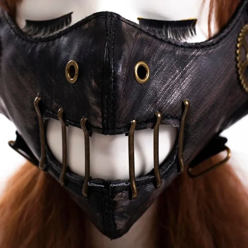 View 6 — Steampunk mask — PU faux leather