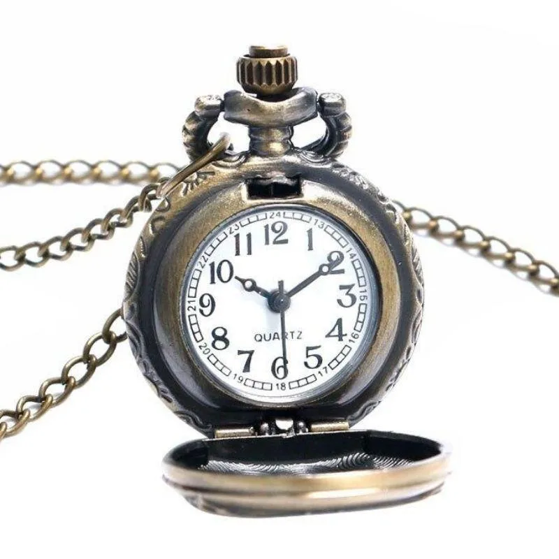 View 3 — Women’s antique-style steampunk pocket watch — Small
