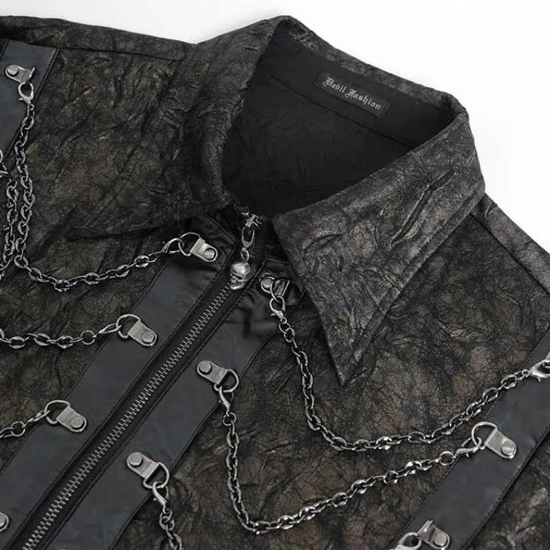 View 6 — Steampunk shirt — brown