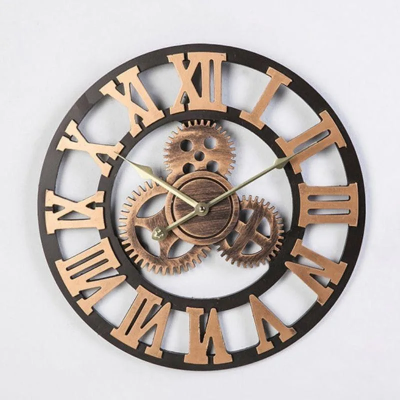 Steampunk clock — cog