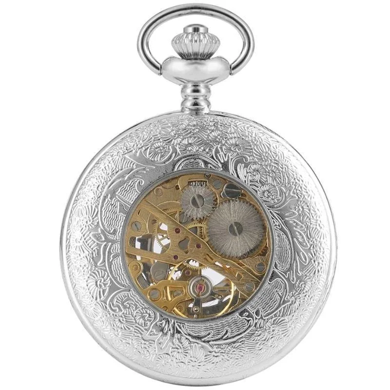 View 3 — Antique-style steampunk watch — pocket steel (box)