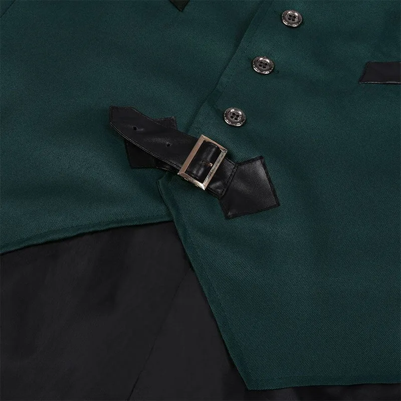 View 7 — Steampunk jacket — green