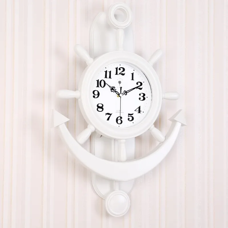 View 10 — Steampunk clock — ship wheel