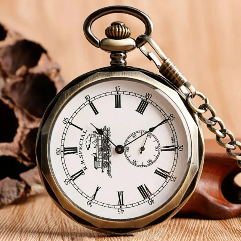 View 4 — Mechanical steampunk pocket watch — hunter