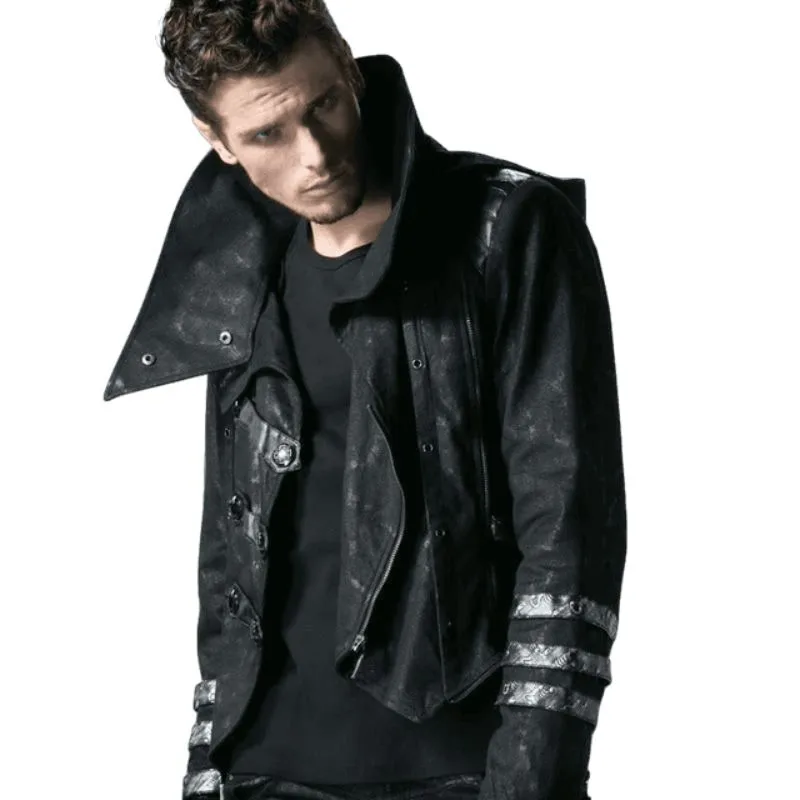 View 2 — Men’s steampunk coat — Long