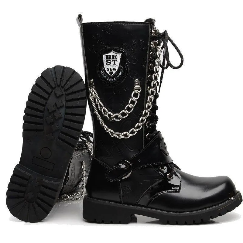View 4 — Steampunk boots — high-top