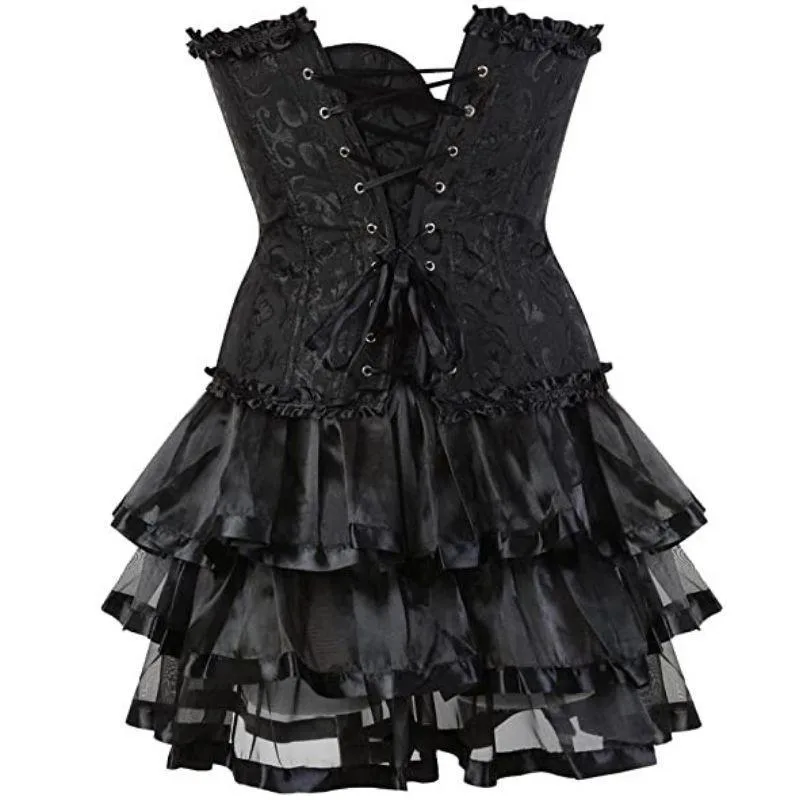 View 3 — Steampunk dress — short