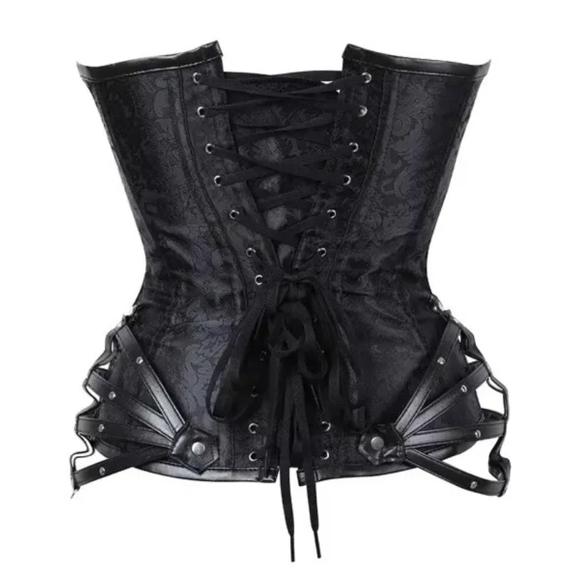 View 6 — Gothic steampunk corset