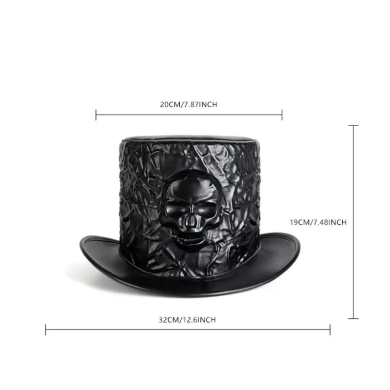 View 3 — Steampunk hat — Skull