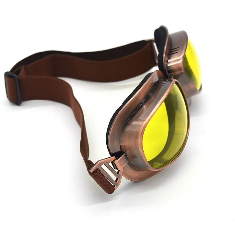 View 9 — Vintage-style steampunk glasses — aviator