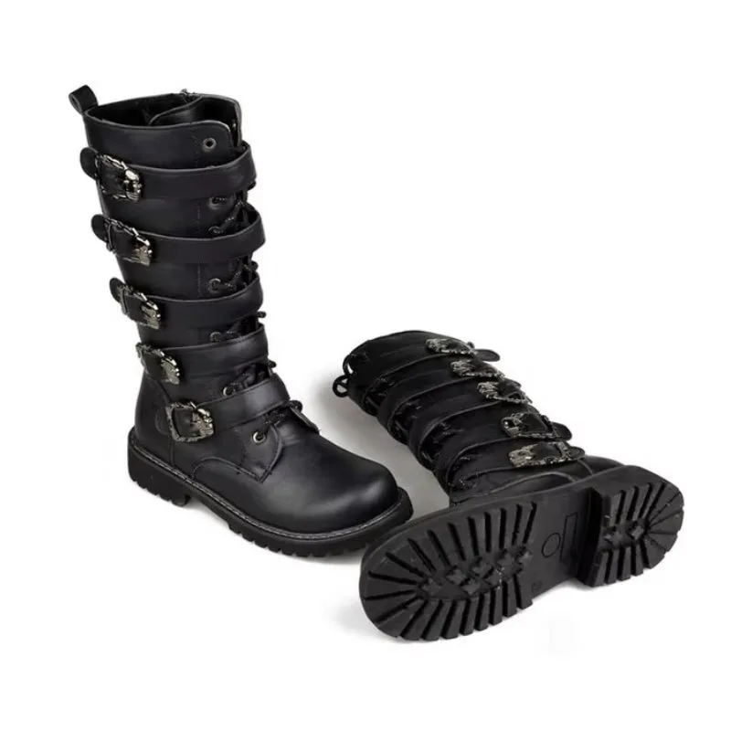 View 5 — Men’s steampunk boots — PU