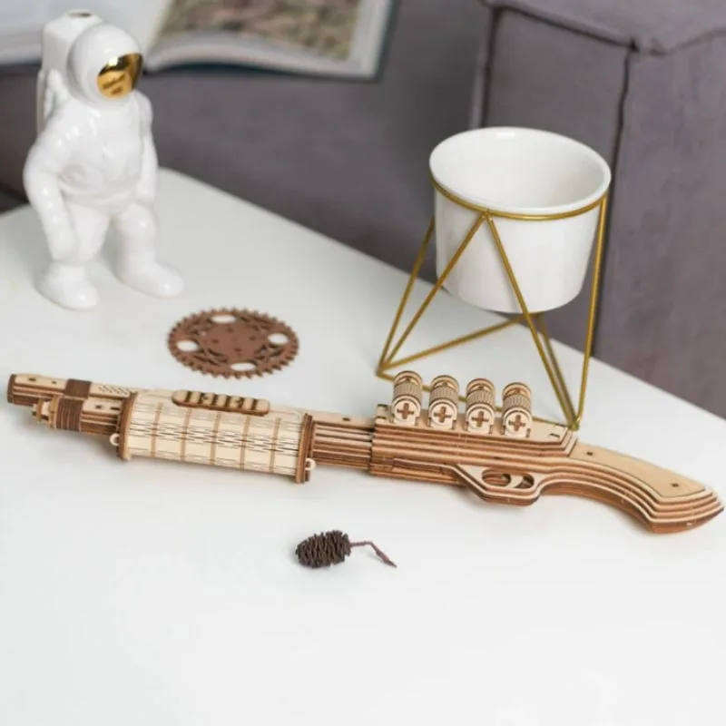 View 2 — Steampunk model kit — rifle model