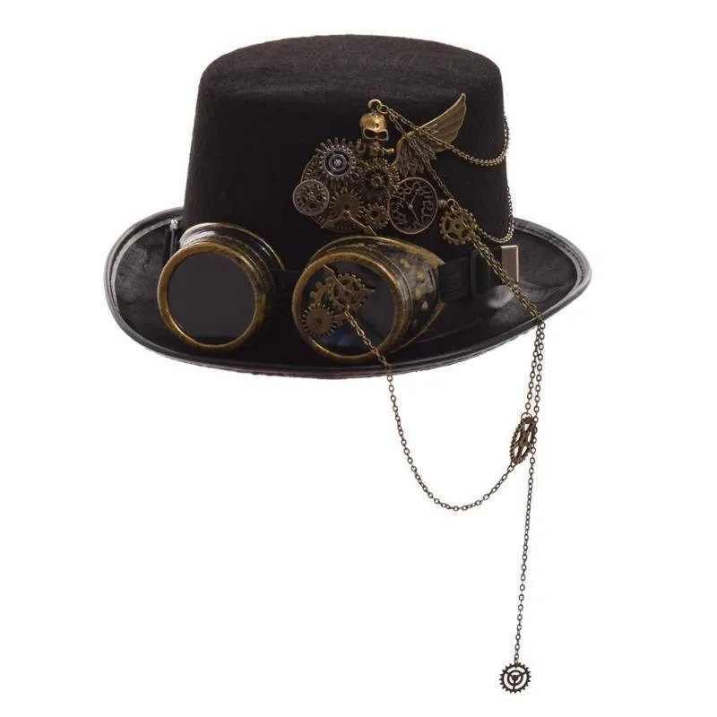 Steampunk hat — glasses