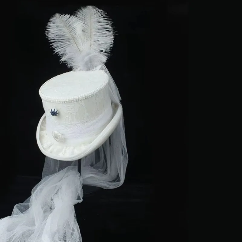View 7 — Steampunk hat — bridal